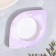 Summary "Eye. Marble" from gypsum, 14.5x9.5x2cm, marble with purple strips
