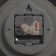 Wall clock, series: kitchen, "kettle", discrete move, D-13 cm, 30 x 23 cm