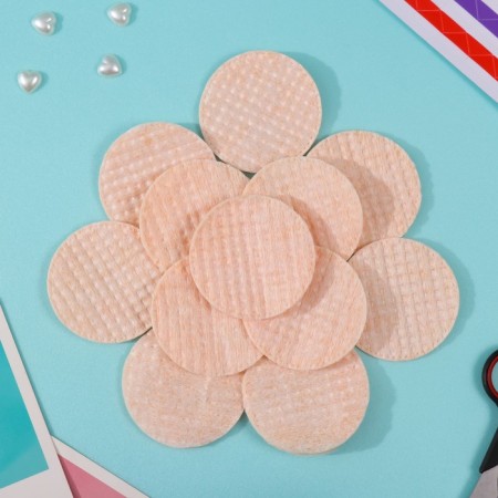 Orange cotton disks 120 pcs in the n/e package