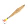 Vertical "Yaman" rhombodrotic with a tee, size 36 mm, 4 g, color nickel