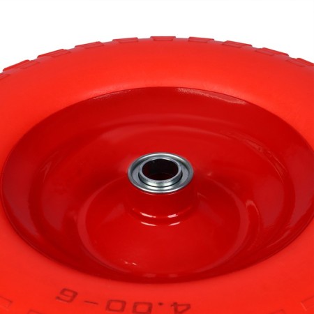 Polyurethane wheel, d = 330 mm, hub: diameter 20 mm, length 80 mm-3