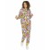 A set of sweatshirts and trousers female, size m, pink color