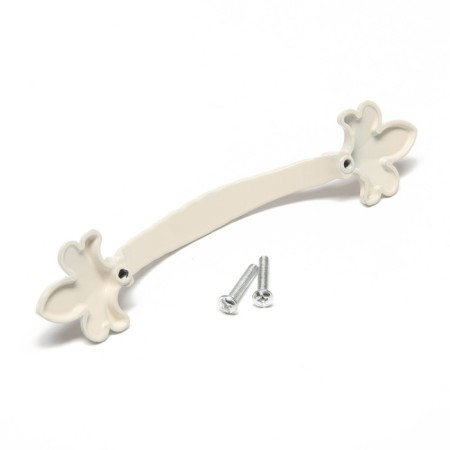 PC175WW/GP handle handle, m/o 96 mm, white with gold-6