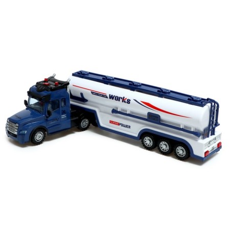 Radio controlled truck "Basket", works on batteries, lighting effects-3