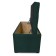 Puff with a lid and weighting, 800 × 400 × 420 mm, Bahama plus matting, Emerald color