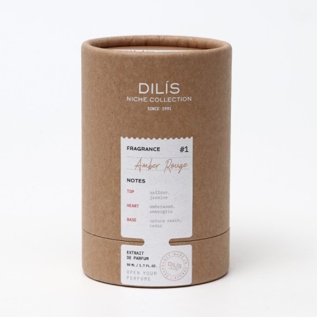 Women's perfume Dilis Niche Collection Amber Rouge, 50 ml-1