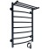 Electric towel "Sanprise" Classic P8, 500x800 mm, right, black