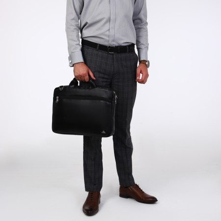 Laptop bag, rise, black color-5