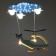 Highlight chandelier 2173/5 E27 40W Blue-and-white 65x40x70 cm Bayerlux