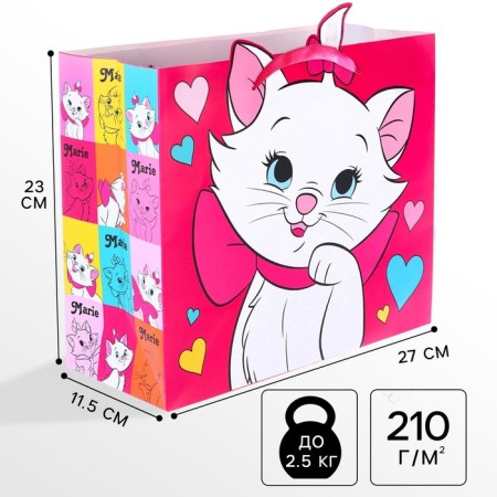 Gift package, 23x27x11.5 cm, packaging, cats aristocrats