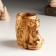 Souvenir Polystone Pencil "Bronze Dragon at the barrel - finance" MIX 7.8x5.2x7.2 cm