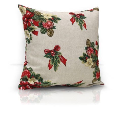 Decorative pillow "cones", size 40x40 cm