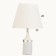 Table lamp "Jeannette" 1x40W E27+LED lights white 24x24x41.5cm