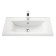 Marble shell Aquaton Iris, 80 cm, white color