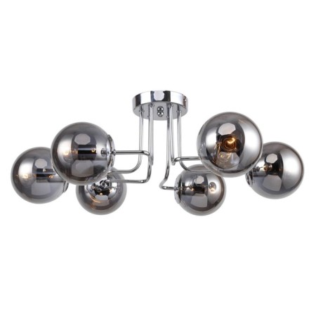 Modestus chandelier, 6x40W E14, color chrome-2