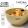 Deep plate ceramic "style", 14 x 7.5 cm, 600 ml, beige color