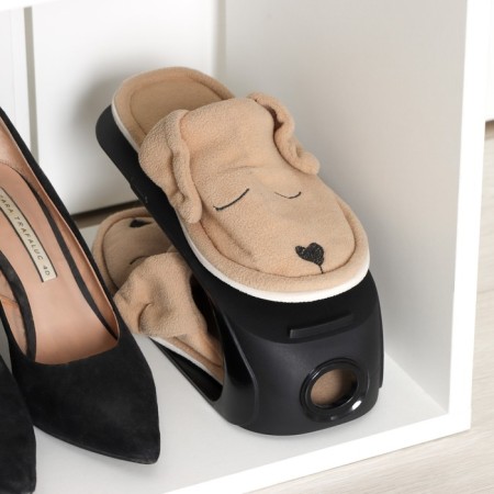 Shoe storage, 28 × 10 × 14 cm, black color-2