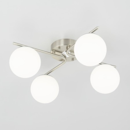 Ceiling chandelier Citilux "Adam Smart" CL228A141 45x41x21 cm, 4x12W, LED, Gray color.-5