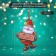 Decorative decoration (suspension) "Grandfather Frost on skates" 33.5x24.5 cm