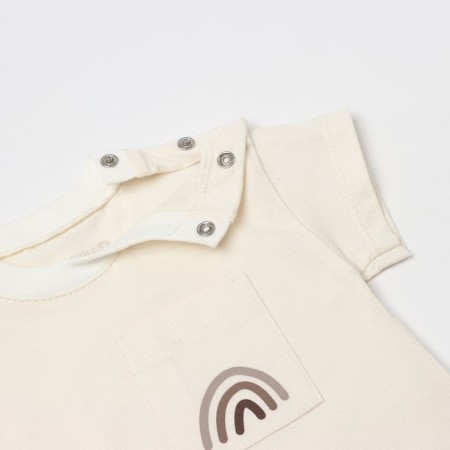 T-shirt t-shirt I am a rainbow, height 92-98 cm, beige-2