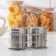 Set for spices made of stainless steel S&P, 70 ml, 2 pcs: Solonka and Listen