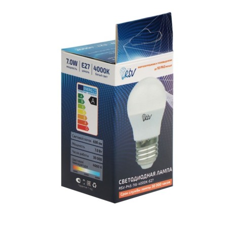 RSV-P45-7W-4000K-E27 LED lamp-1