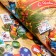 New Year. Paper packing glossy bilateral "letter to Santa Claus", 70 x 100 cm