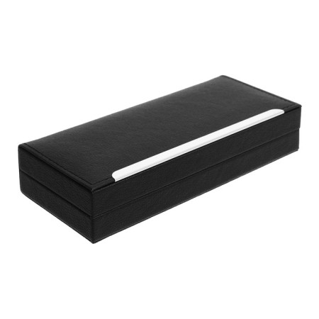 Gift handle, feathers, in the leatherette case, golden housing-2