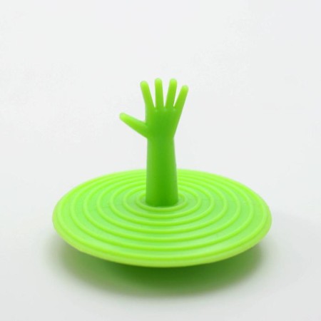 Bath plug, d = 6.5 cm (internal d = 3.5 cm), silicone, color mix