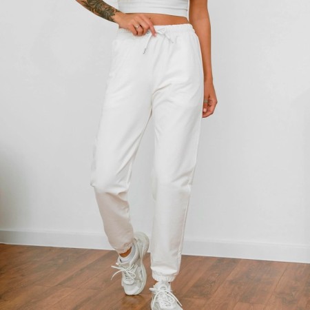 Women's pants, white color, size 46