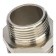 Nipple transition stout SFT-0004-001141, 1 1/4 "x1", external thread, nickel-plated brass