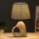 The table lamp "drinks" E14 40W gray 23x23x34 cm Risalux