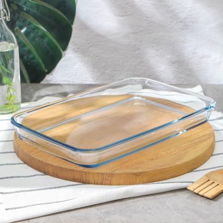 Form for baking and baking of heat -resistant glass, 1.5 liters