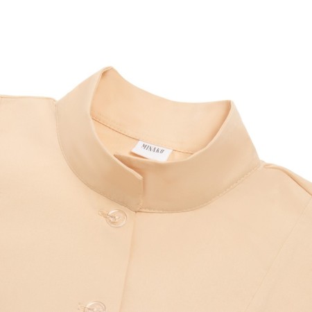 Women's costume (blouse, shorts) minku: enjoy is beige color, size 42-10