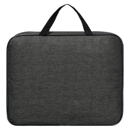 Folder with A4 handles, 350 x 270 x 60 mm, textile, premium office PDM-111 "Graphite"-6