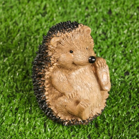 Garden figure "Hedgehog" brown, 10x6.5x10cm-3