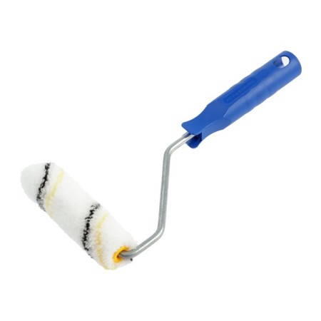 Mini-veil tundra, microfiber, 100 mm, handle d = 6 mm, d = 15 mm, pile 9 mm