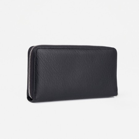 Women's wallet with lightning, black color-1