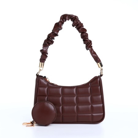 Baget bag, lightning department, brown color