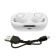 Wireless headphones Luazon VBT 1.20, vacuum, Bluetooth 5.0, 300 mAh boxing, white