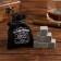 A set of whiskey stones in a canvas bag "Cool man", 6pcs