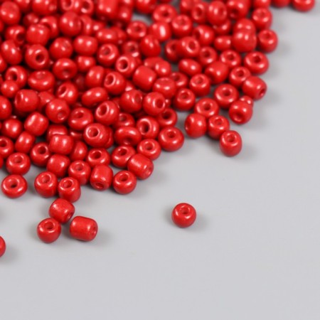 Бисер стекло 6/0 "Кардинал" яркий 450 гр