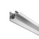 Aluminum profile for stretch ceiling LED Strip Alm013S-2M, 200x5.19x3.52 cm, silver color