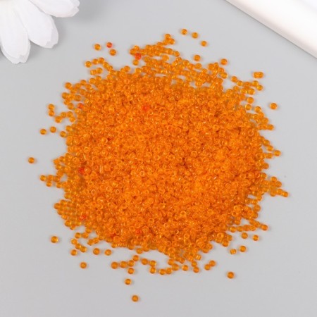 Glass beads 12/0 "orange" transparent 450 gr-1