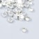 Decor for creativity plastic "Crystal" set of 80 pcs 0.6x0.6 cm
