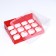 Confectionery folding box for 12 cupcakes 31x 23.5 x 10, red