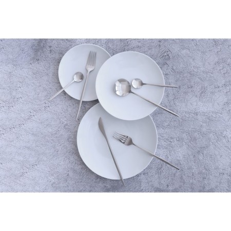 A set of cutlery made of stainless steel Magistro "Blink", 4 objects, silver color-5