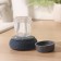 Washing brush with dispenser for detergent, color gray color