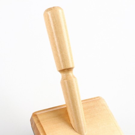 Brush - Wooden Pucrhester "Premium" with drops, base 80 x 60 mm-3