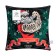 Pillow Decorative New Year's Ethel "Strong Santa", 40x40 cm, 100% p/e, velor